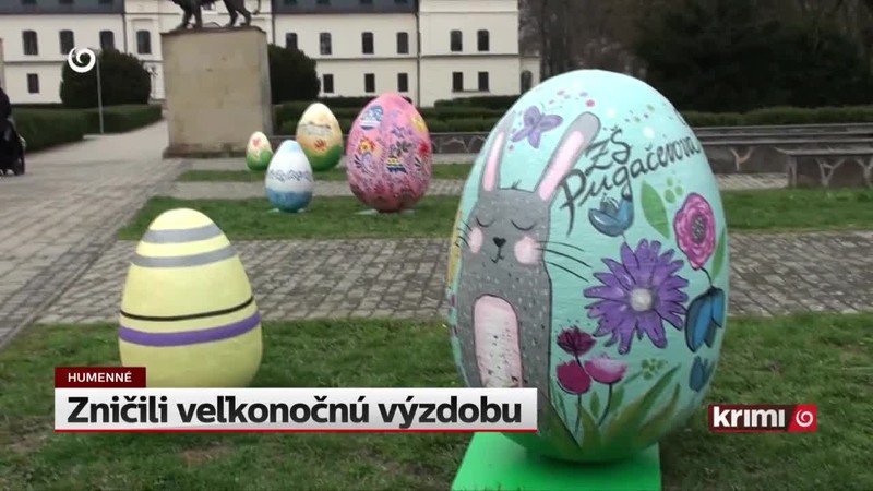 Zničili veľkonočnú výzdobu