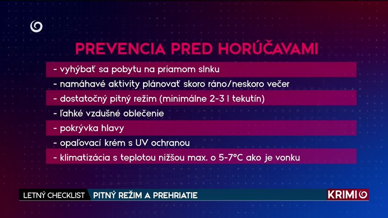 PITNÝ REŽIM A PREHRIATIE