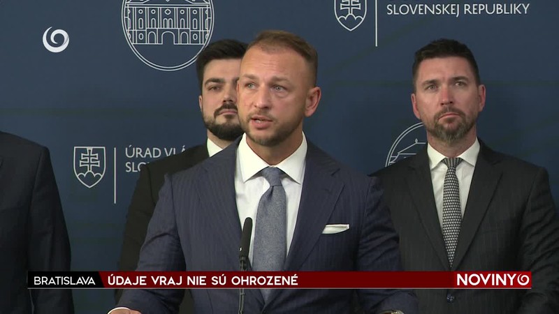 ÚDAJE VRAJ NIE SÚ OHROZENÉ
