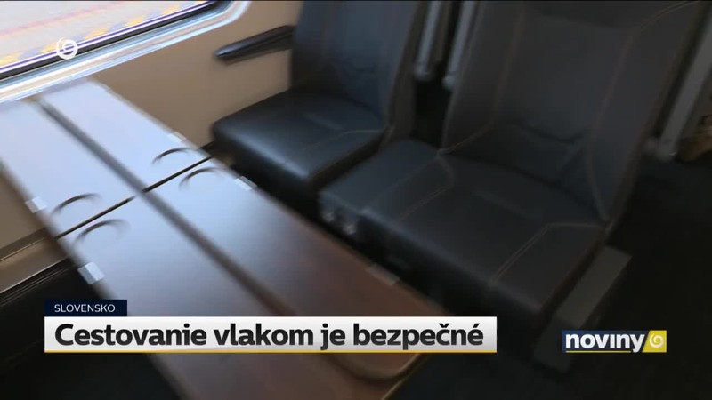 Cestovanie vlakom je bezpečné