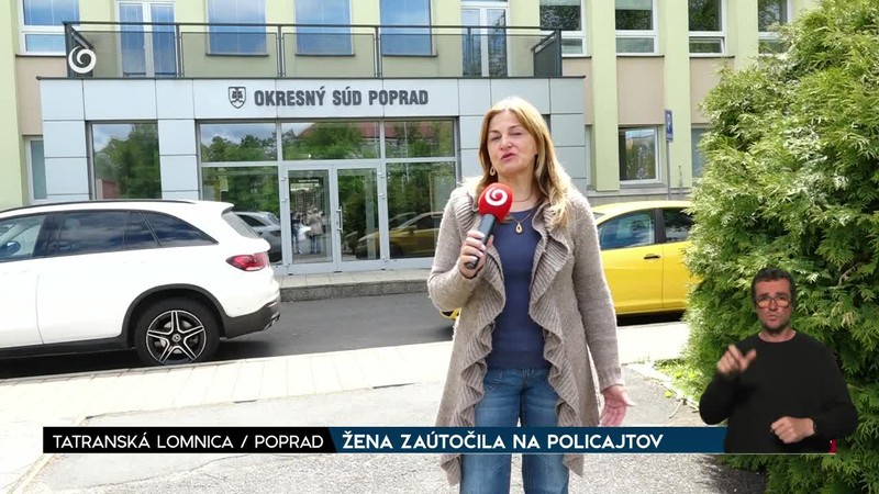 ŽENA ZAÚTOČILA NA POLICAJTOV