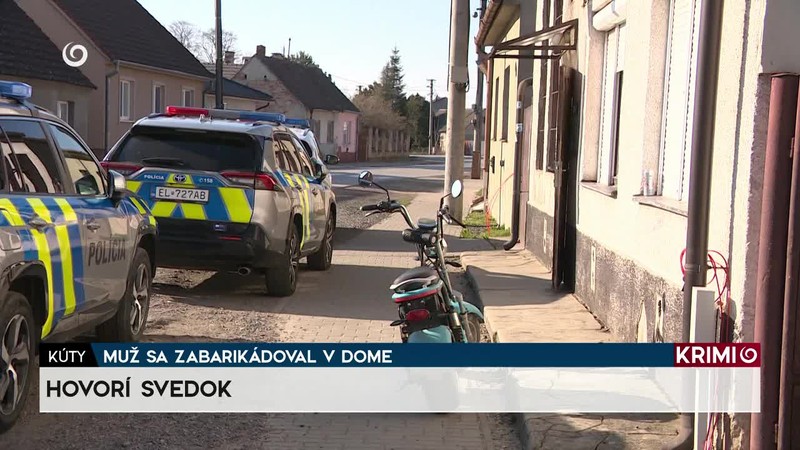 MUŽ SA ZABARIKÁDOVAL V DOME