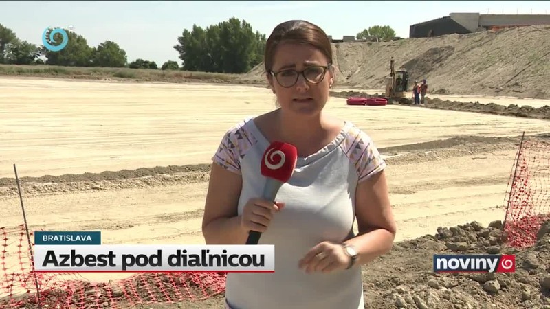 Azbest pod diaľnicou