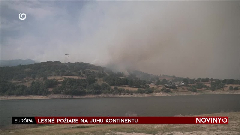LESNÉ POŽIARE NA JUHU KONTINENTU