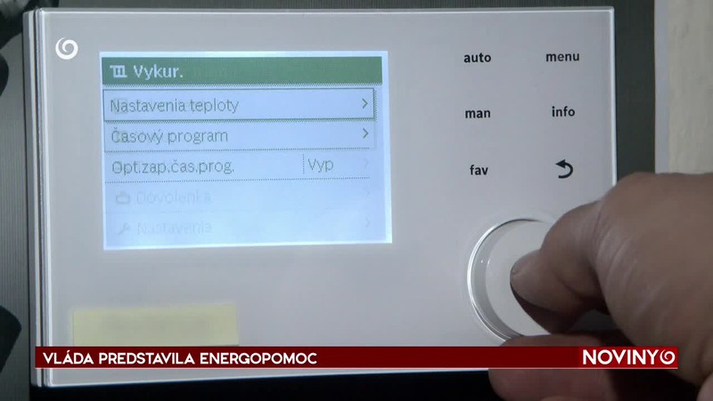 VLÁDA PREDSTAVILA ENERGOPOMOC