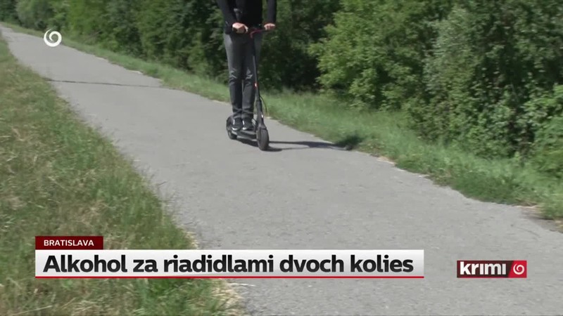 Alkohol za riadidlami dvoch kolies