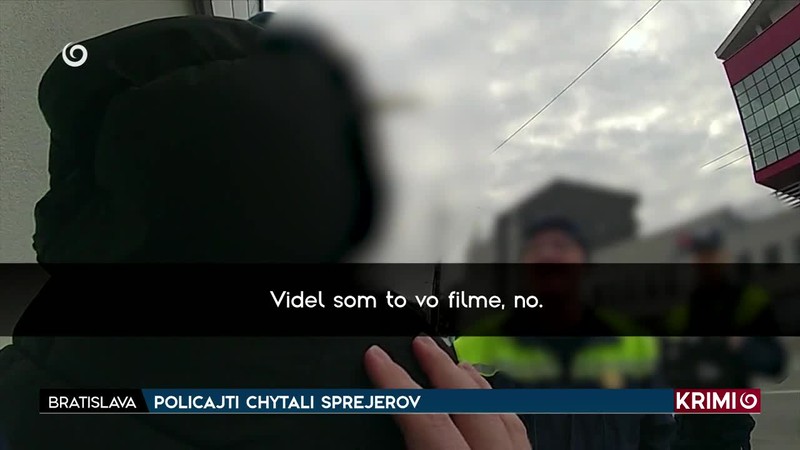 POLICAJTI CHYTALI SPREJEROV