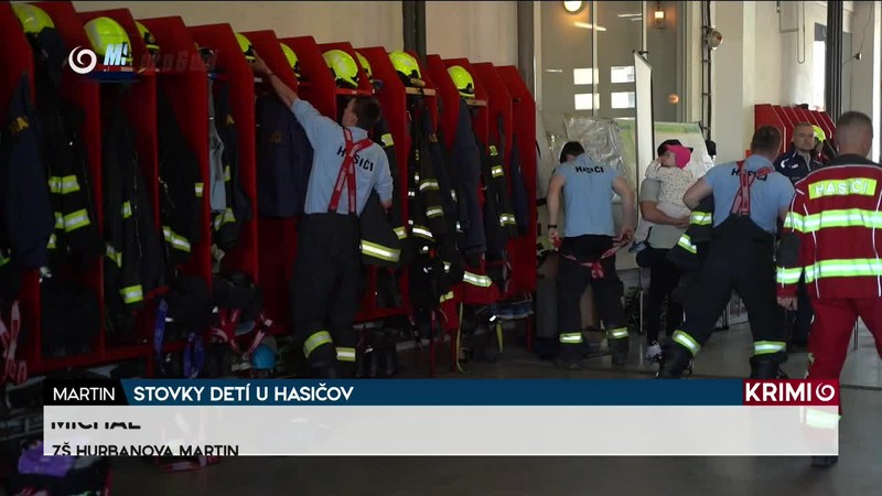STOVKY DETÍ U HASIČOV
