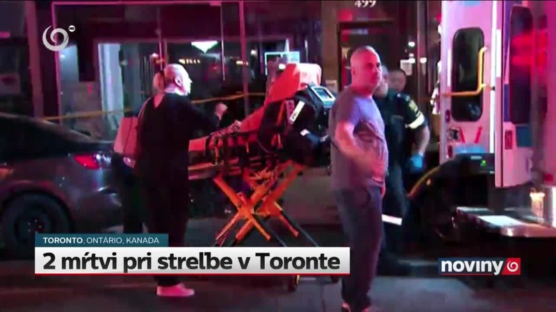 2 mŕtvi pri streľbe v Toronte