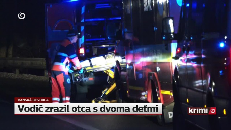Vodič zrazil otca s dvoma deťmi