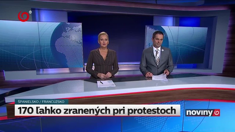 170 ľahko zranených pri protestoch