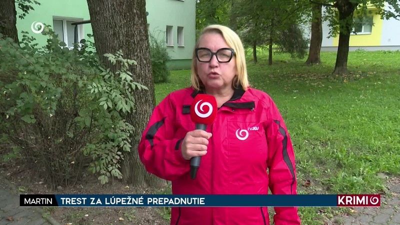 TREST ZA LÚPEŽNÉ PREPADNUTIE