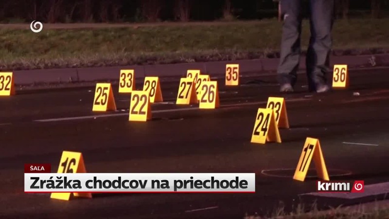 Zrážka chodcov na priechode