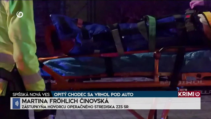 OPITÝ CHODEC SA VRHOL POD AUTO