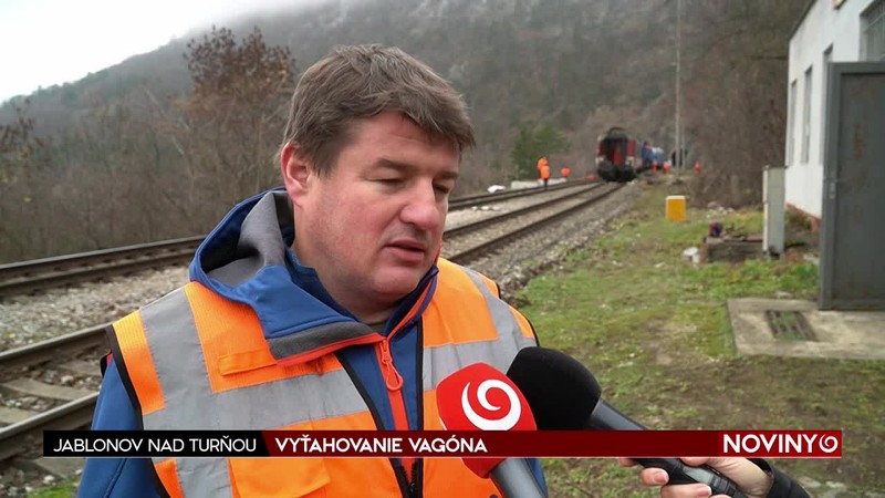 VYŤAHOVANIE VAGÓNA