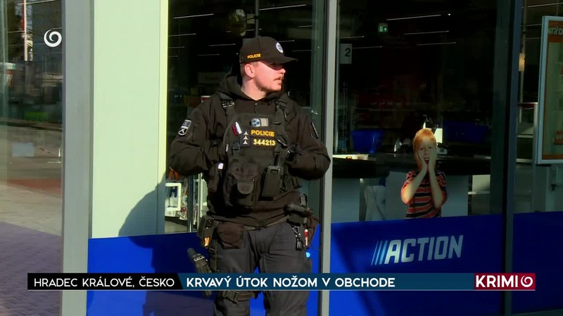 KRVAVÝ ÚTOK NOŽOM V OBCHODE