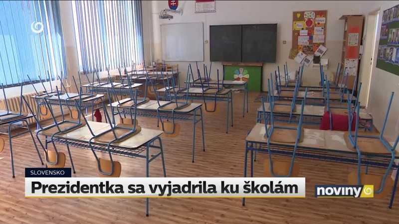 Prezidentka sa vyjadrila ku školám