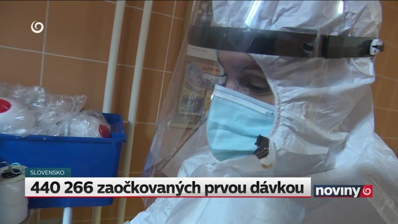 440 266 zaočkovaných prvou dávkou