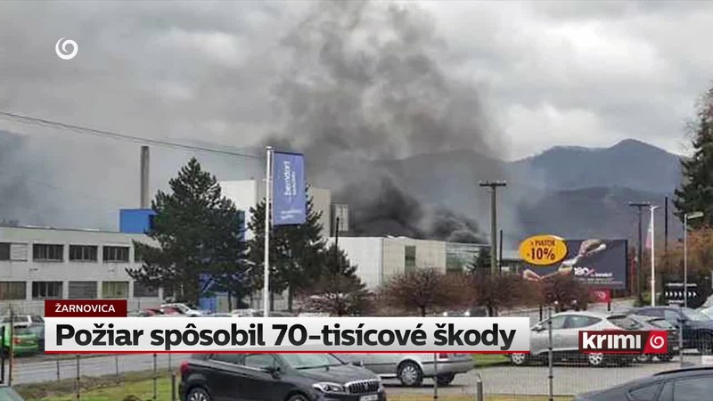 Požiar spôsobil 70-tisícové škody