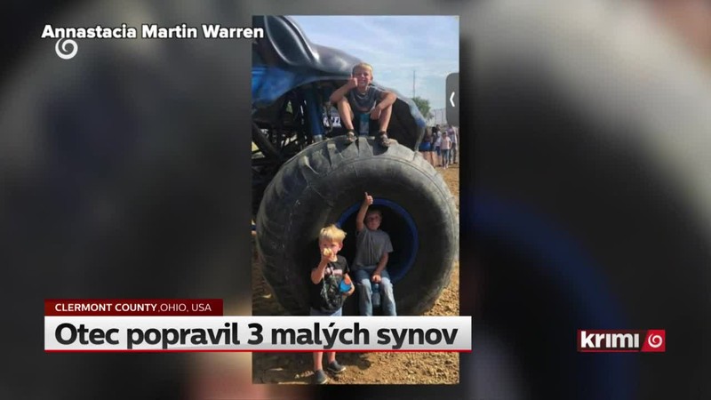 Otec popravil 3 malých synov