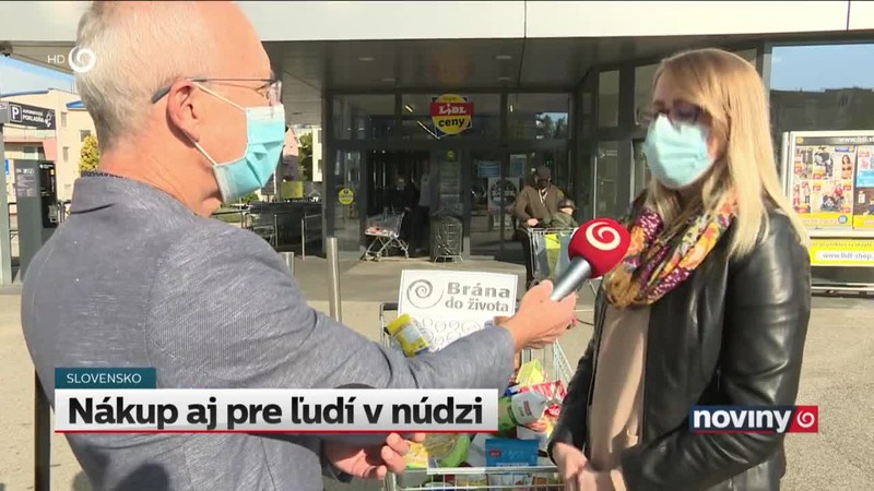 Nákup aj pre ľudí v núdzi