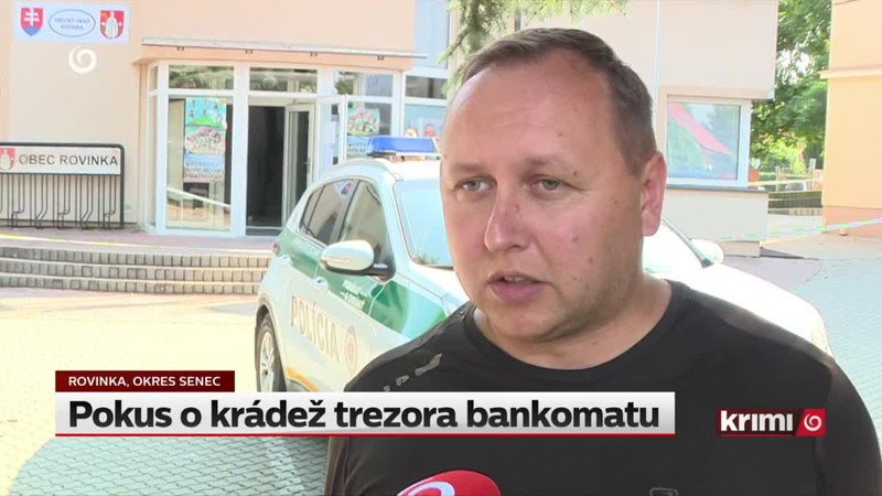 Pokus o krádež trezora bankomatu