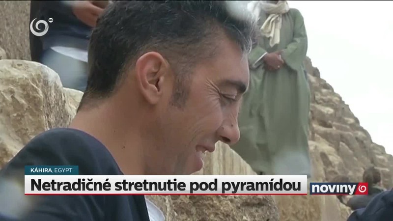 Netradičné stretnutie pod pyramídou