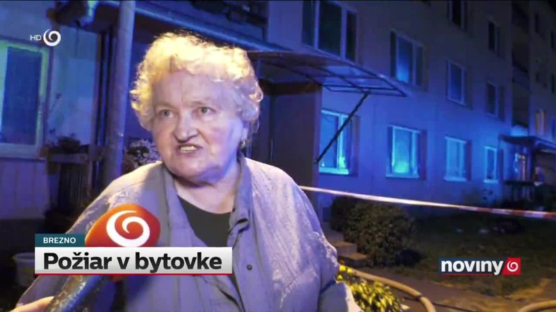 Požiar v bytovke