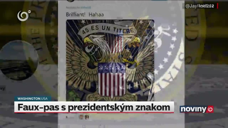 Faux-pas s prezidentským znakom