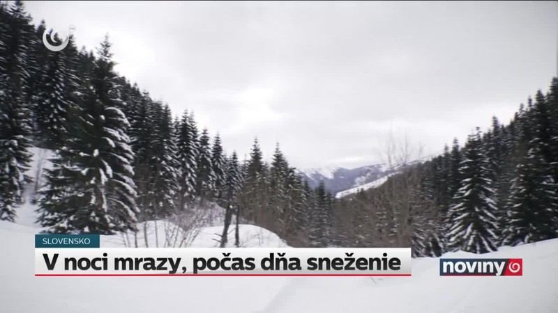 V noci mrazy, počas dňa sneženie