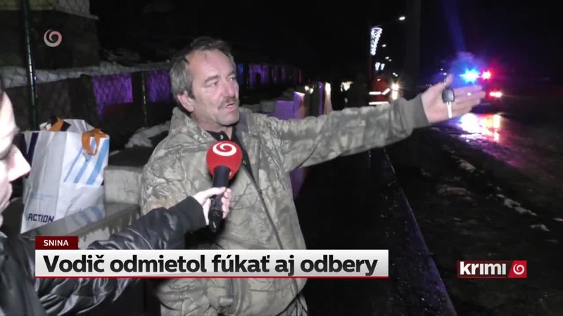 Vodič odmietol fúkať aj odbery