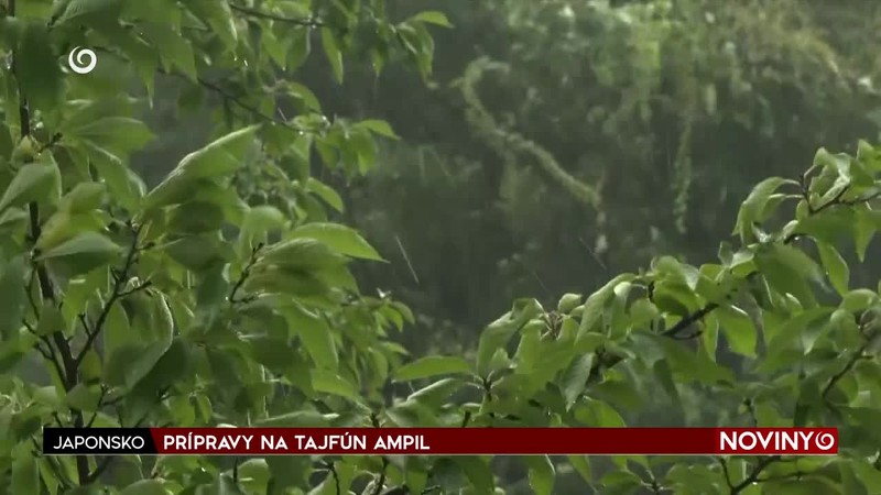 PRÍPRAVY NA TAJFÚN AMPIL