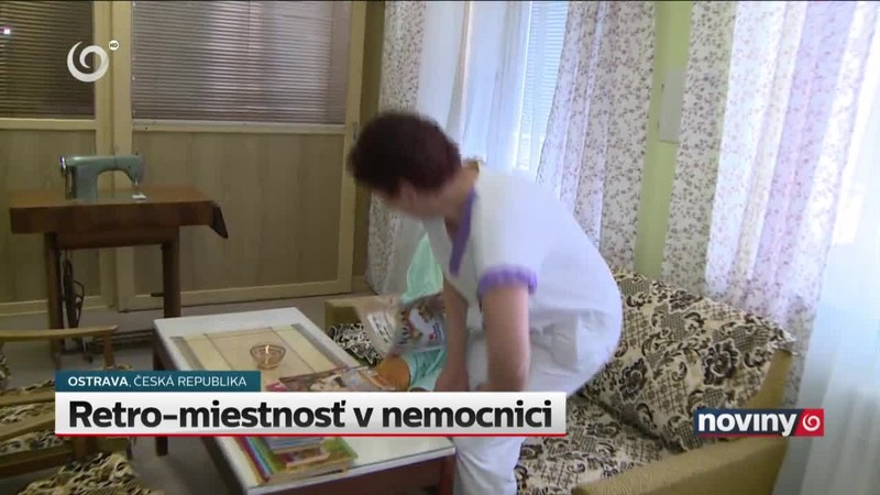 Retro-miestnosť v nemocnici