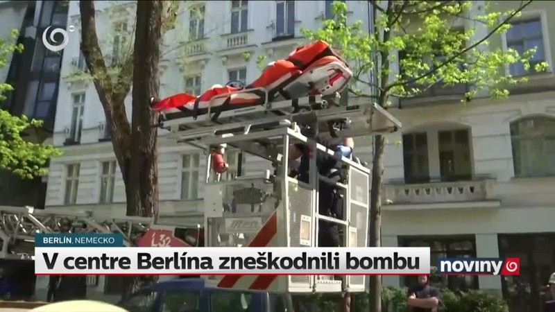 V centre Berlína zneškodnili bombu