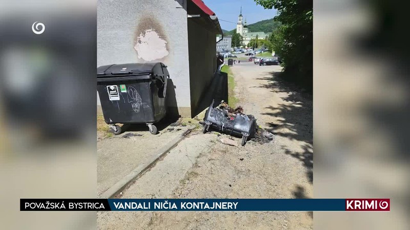 VANDALI NIČIA KONTAJNERY