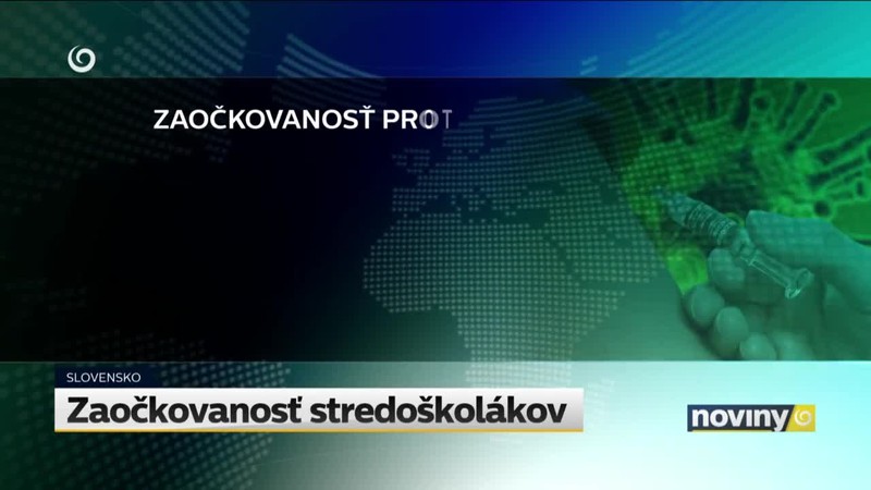 Zaočkovanosť stredoškolákov