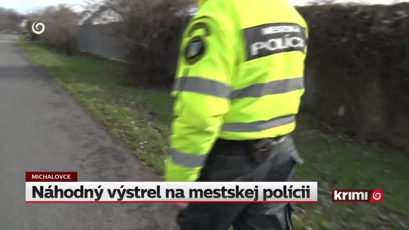 Náhodný výstrel na mestskej polícii