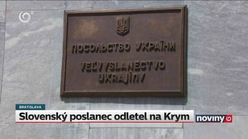 Slovenský poslanec odletel na Krym