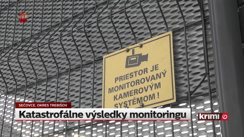 Katastrofálne výsledky monitoringu