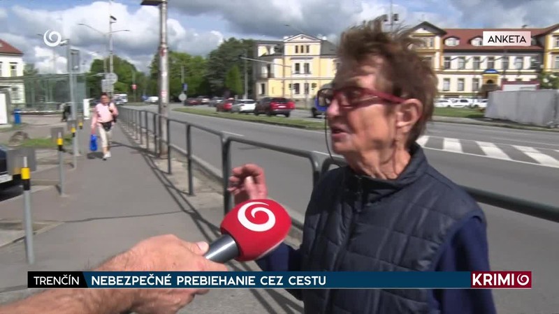 NEBEZPEČNÉ PREBIEHANIE CEZ CESTU