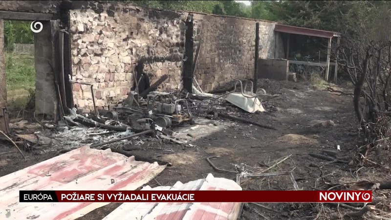 POŽIARE SI VYŽIADALI EVAKUÁCIE