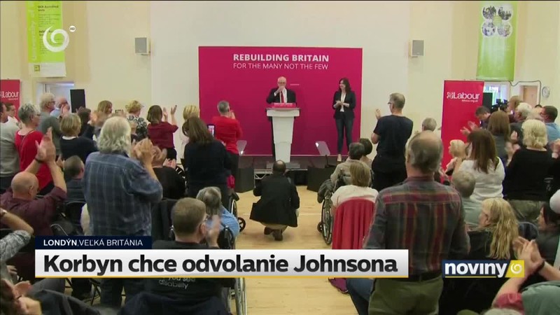 Korbyn chce odvolanie Johnsona