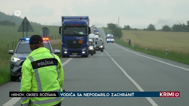 VODIČA SA NEPODARILO ZACHRÁNIŤ