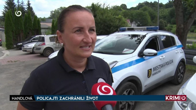 POLICAJTI ZACHRÁNILI ŽIVOT