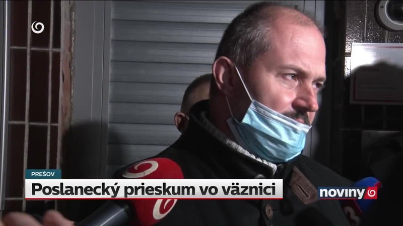 Poslanecký prieskum vo väznici