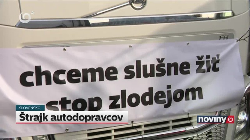 Štrajk autodopravcov