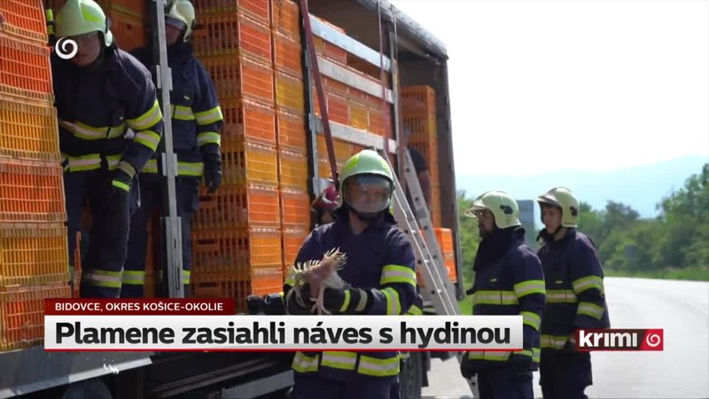 Plamene zasiahli náves s hydinou