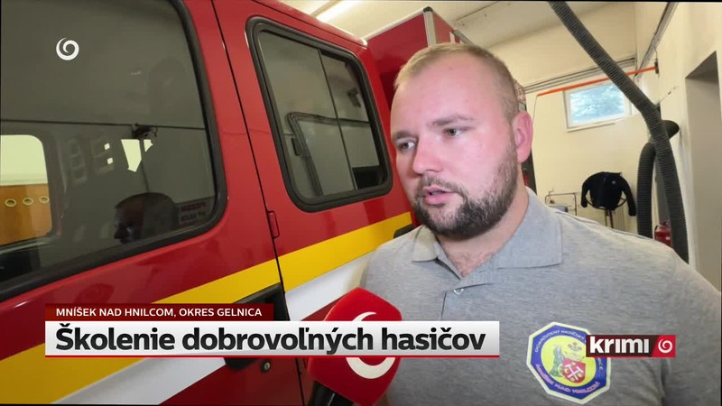 Školenie dobrovoľných hasičov