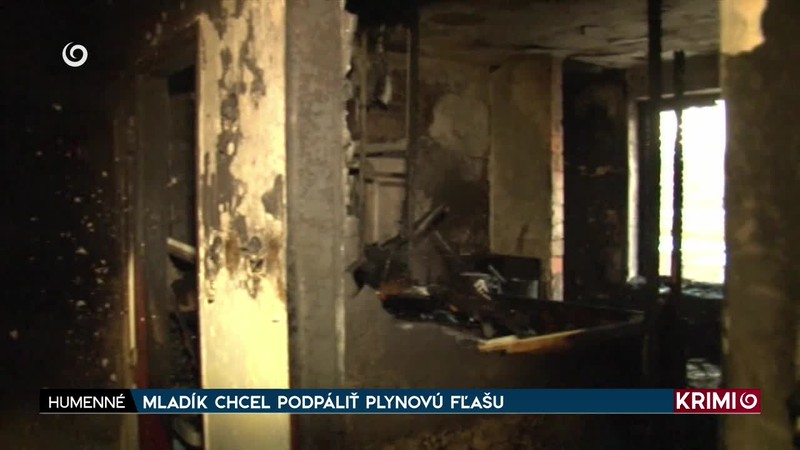 MLADÍK CHCEL PODPÁLIŤ PLYNOVÚ FĽAŠU