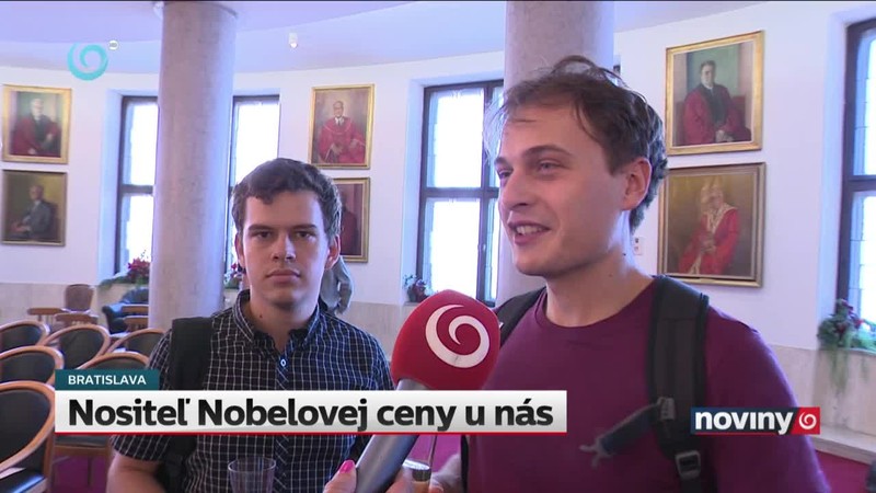Nositeľ Nobelovej ceny u nás